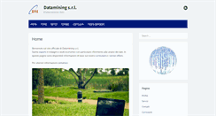 Desktop Screenshot of dataminingsrl.com